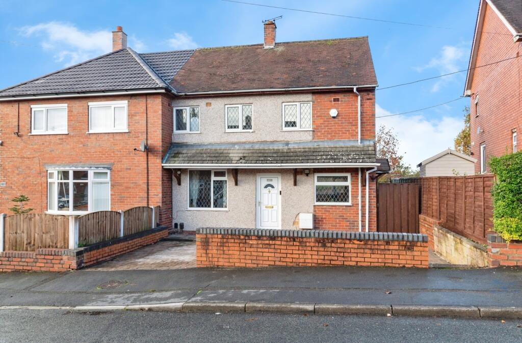 3-bed semi-detached on Lundy Road, STOKE-ON-TRENT, Staffordshire, ST3, £190,000