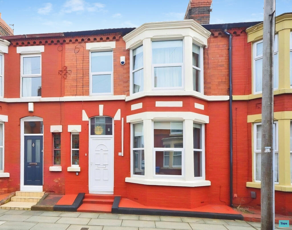 3-bed terraced on Ancaster Road, Liverpool, L17, £280,000