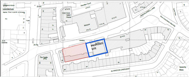 Site boundary 14 to 16 shacklewell lane.png