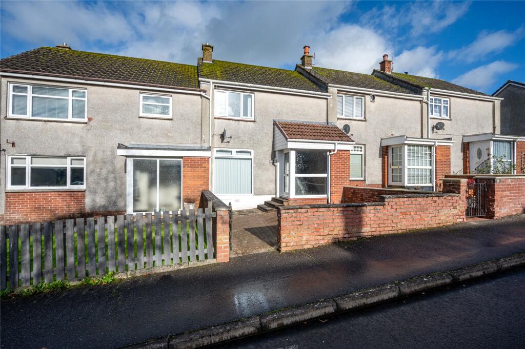 2-bed terraced on Fourfields, Catrine, Mauchline, KA5, £70,000