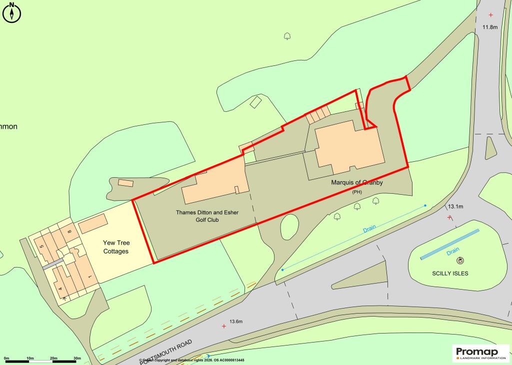 Marquis of Granby - OS Map.jpg