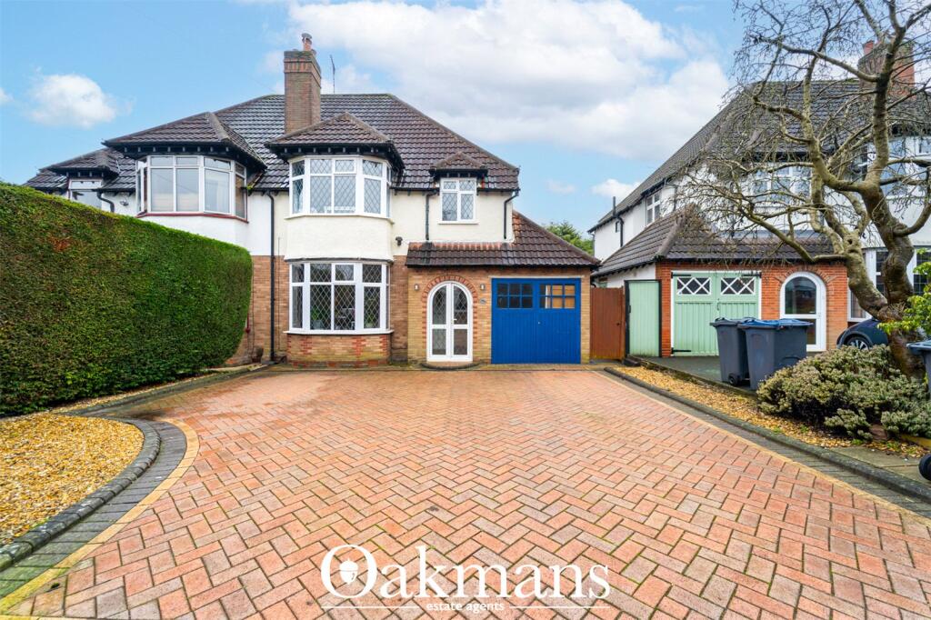 3-bed semi-detached on Bodenham Road, Birmingham, B31, £350,000