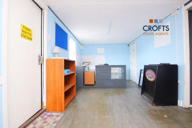Retail counter area