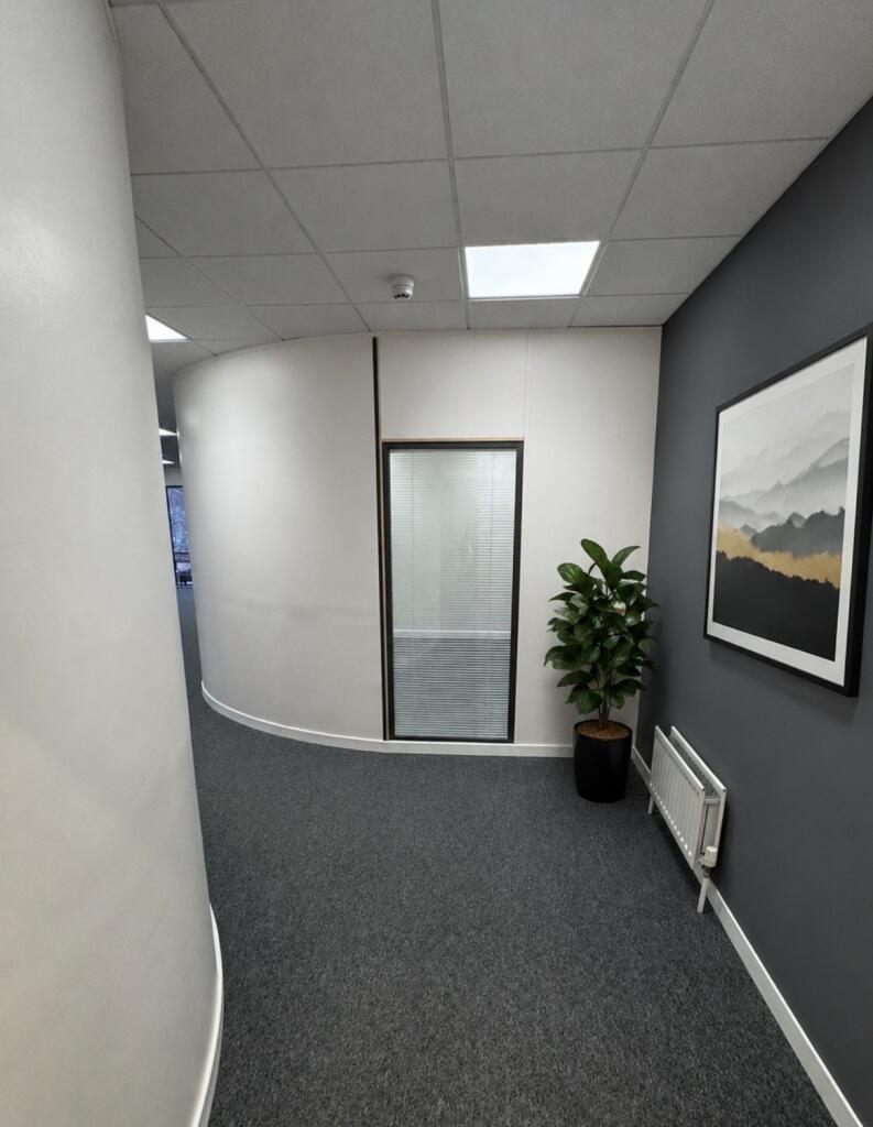 Reception corridor