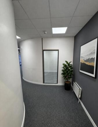 Reception corridor