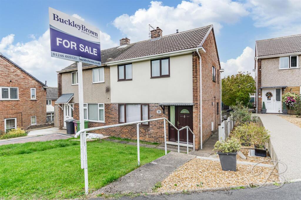 2-bed semi-detached on Bainbridge Road, Bolsover, Chesterfield, £150,000