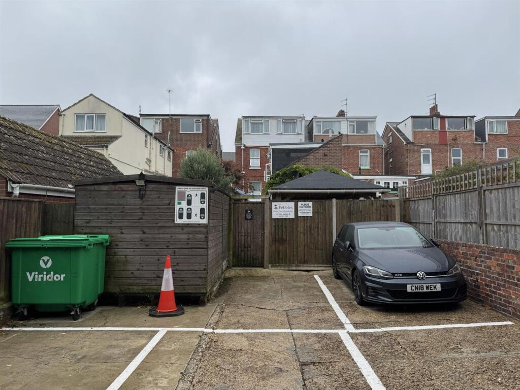 Rear parking area
