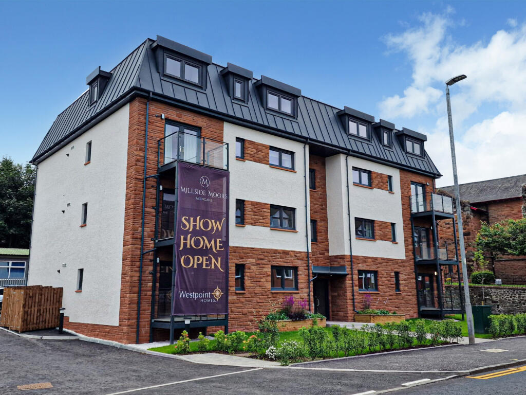 3-bed flat on Plot 2, Millside Moors, Milngavie, G62 8DN, £415,000