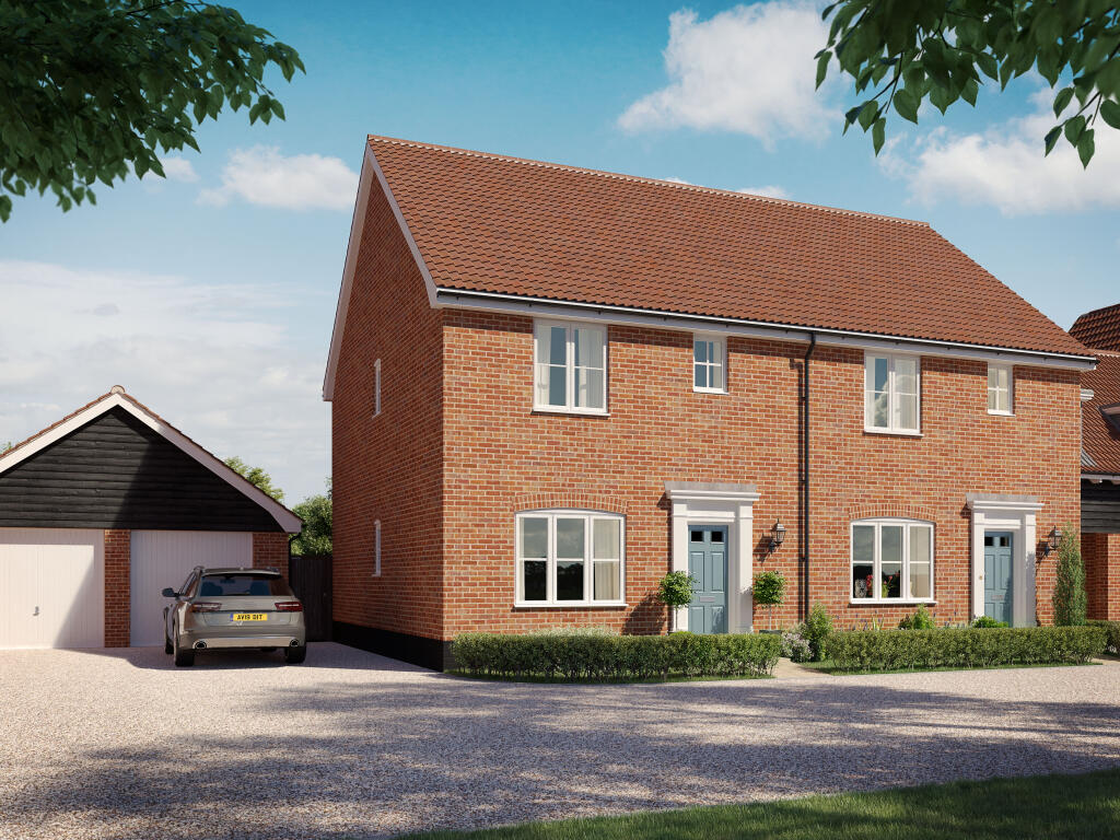 3-bed semi-detached on Queen Elizabeth Way,
Bramford,
Ipswich,
IP8 4GA, £325,000
