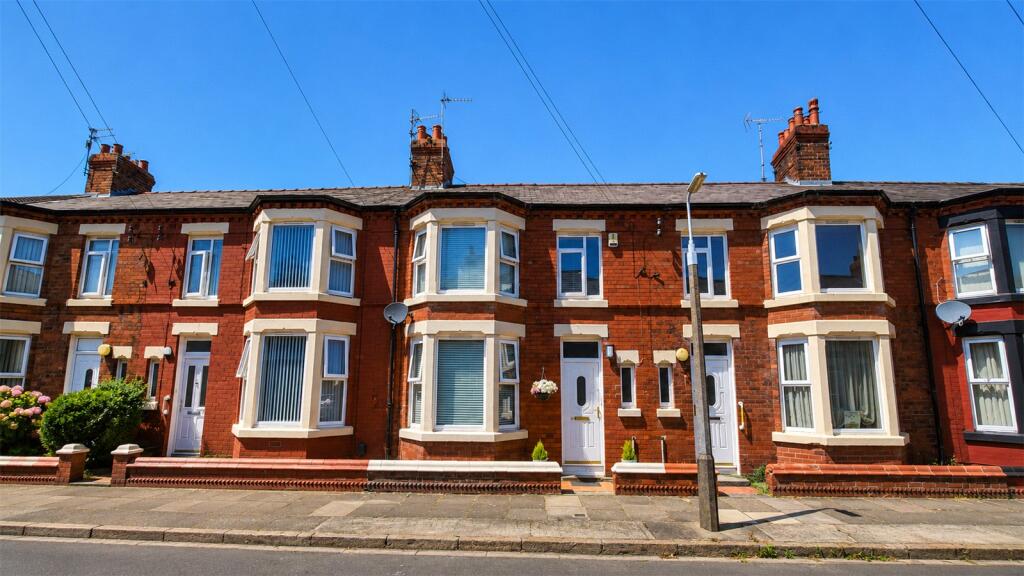3-bed terraced on Lumley Street, Liverpool, Merseyside, L19, £240,000