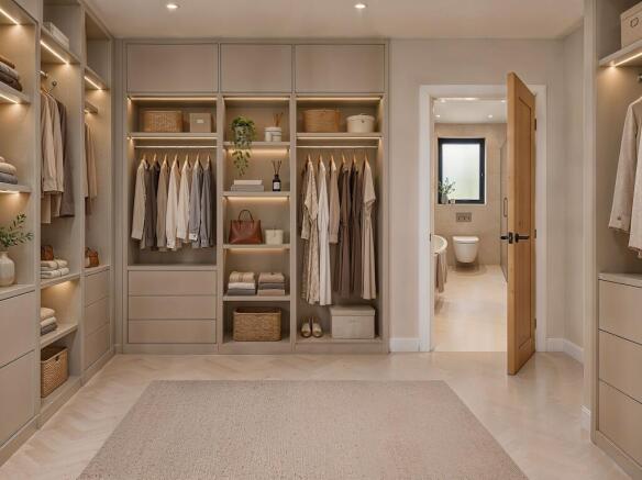 Allocated dressing areas