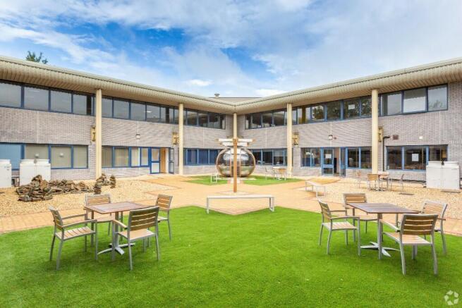 Landscaped courtyard