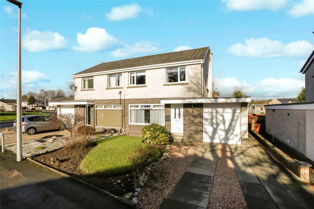 3-bed semi-detached on Breadalbane Place, Polmont, Falkirk, Stirlingshire, FK2, £220,000