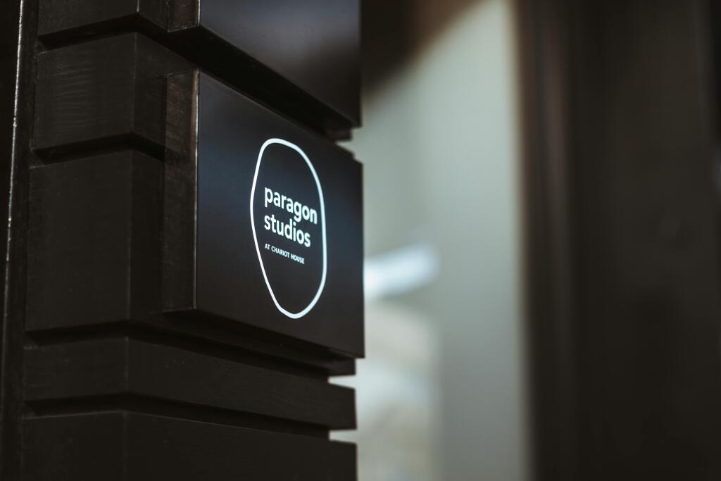 Paragon Studios Exterior Signage