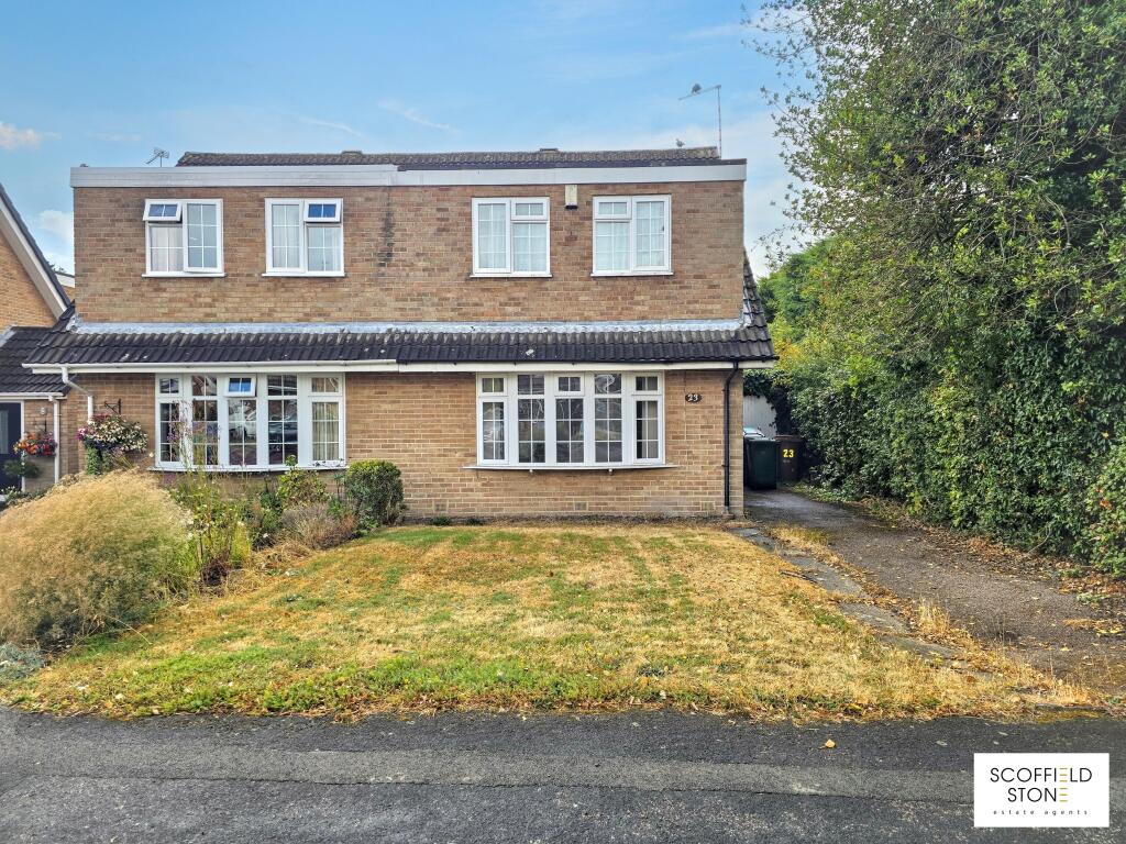 2-bed semi-detached on 23 Willowfields, Hilton, Derby DE65 5GU, £125,000