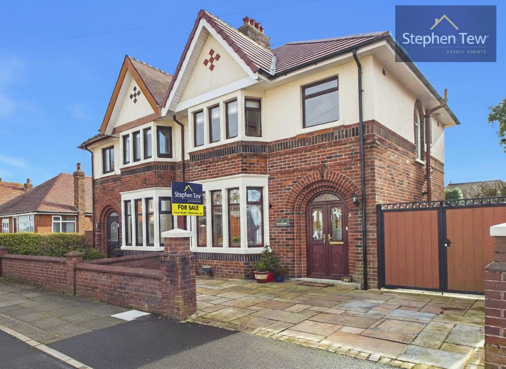 3-bed semi-detached on Riversway, Blackpool, FY3, £220,000