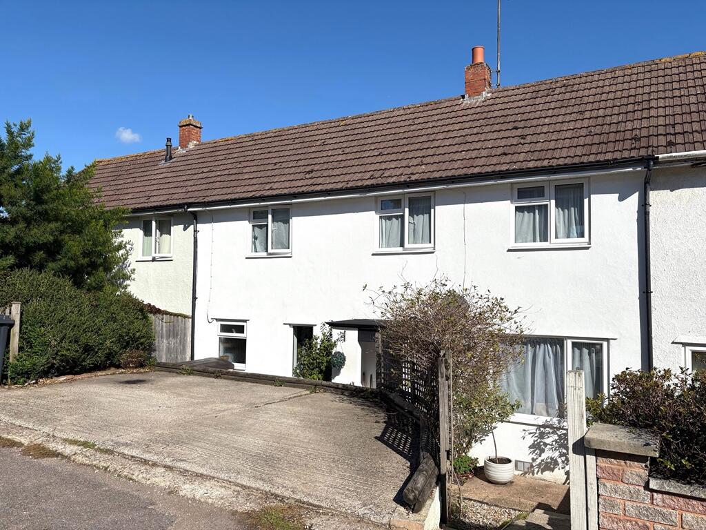 3-bed terraced on Higher Brook Meadow, Sidford, £335,000