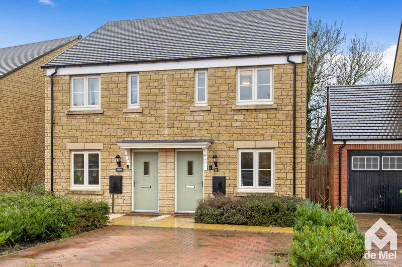 2-bed semi-detached on Castle Close, Gotherington, Gloucestershire, GL52, £300,000