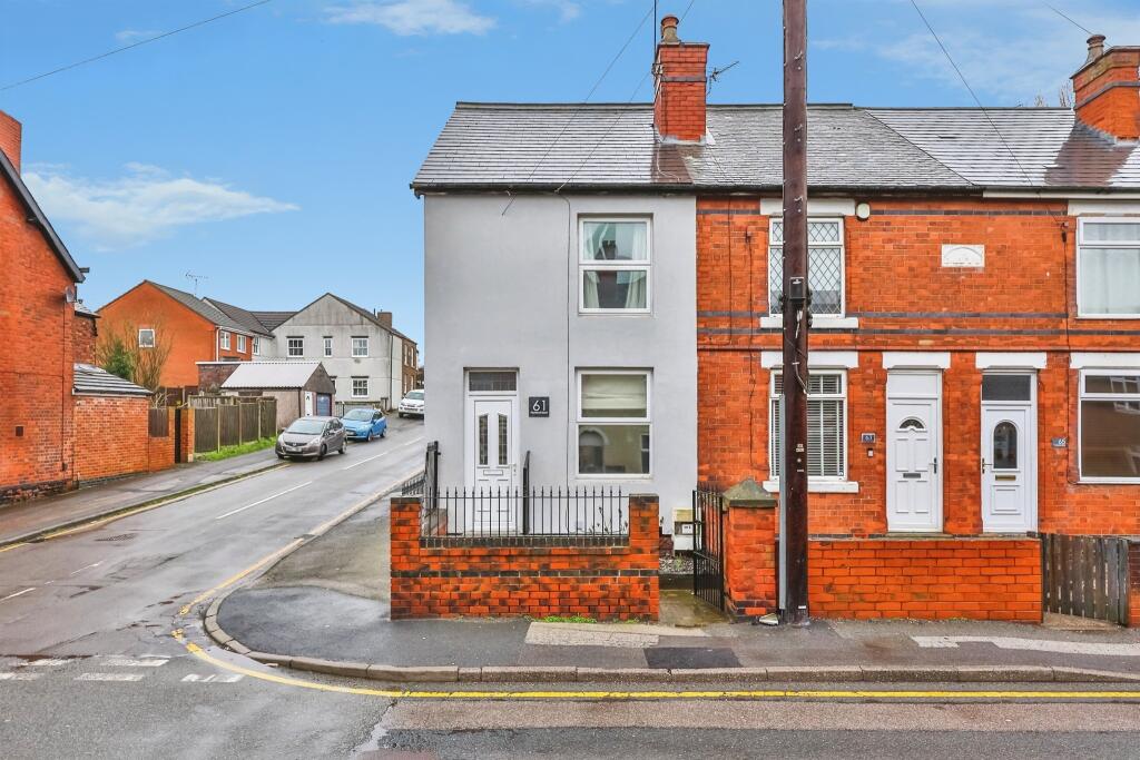 2-bed terraced on Portland Road, Selston, Nottingham, £150,000