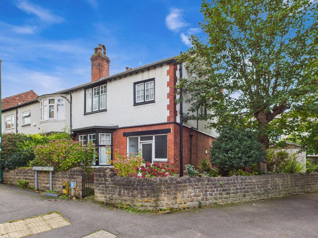 3-bed semi-detached on Ramsdale Crescent, Sherwood, Nottingham, £300,000