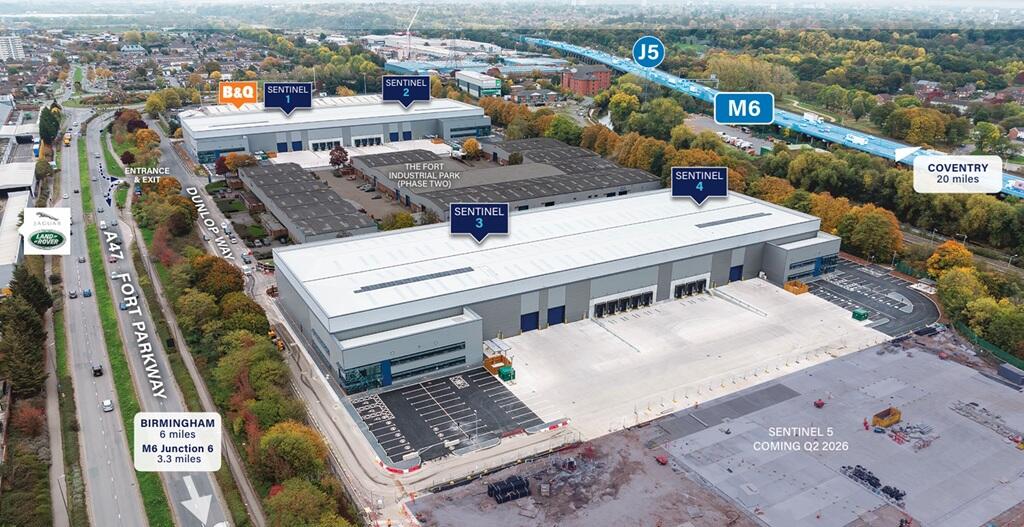Sentinel Logistics Park, Castle Bromwich, Birmingham, West Midlands, B35 7AR