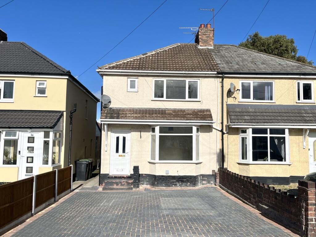 3-bed semi-detached on Sherborne Road, Wolverhampton, WV10, £225,000