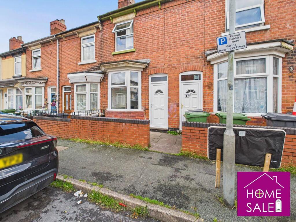 2-bed terraced on Wolverhampton, £115,000