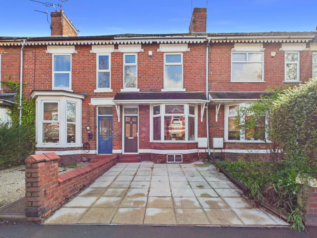 Wf2 7js 3 bedroom terraced house for sale in Ruskin Road, Crewe, CW2 7JS, CW2