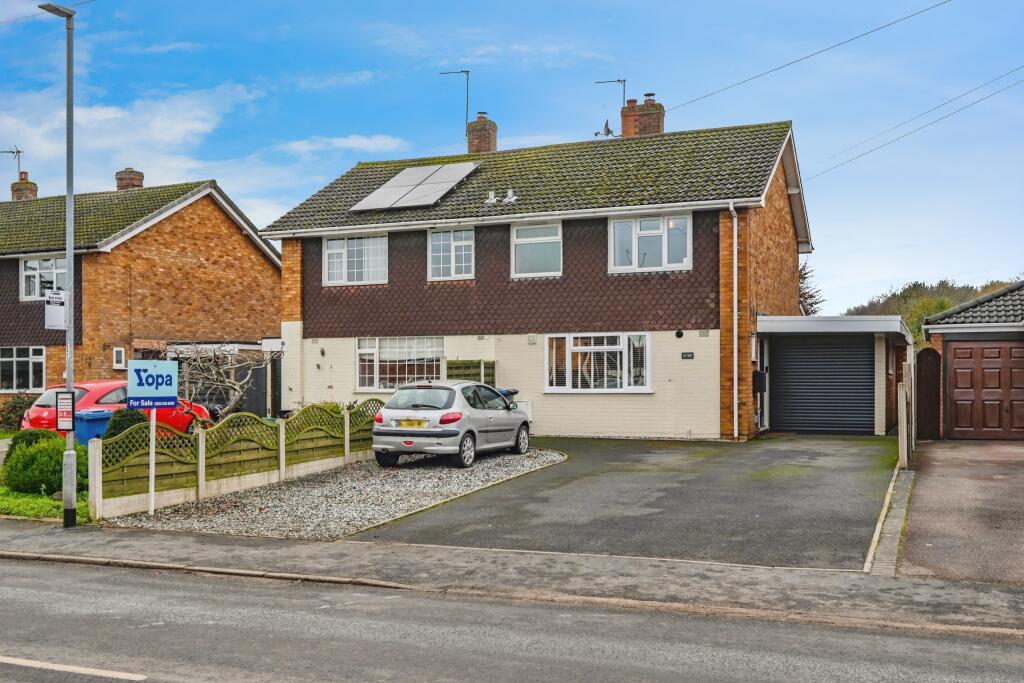 3-bed semi-detached on Rake End, Hill Ridware, WS15, £325,000