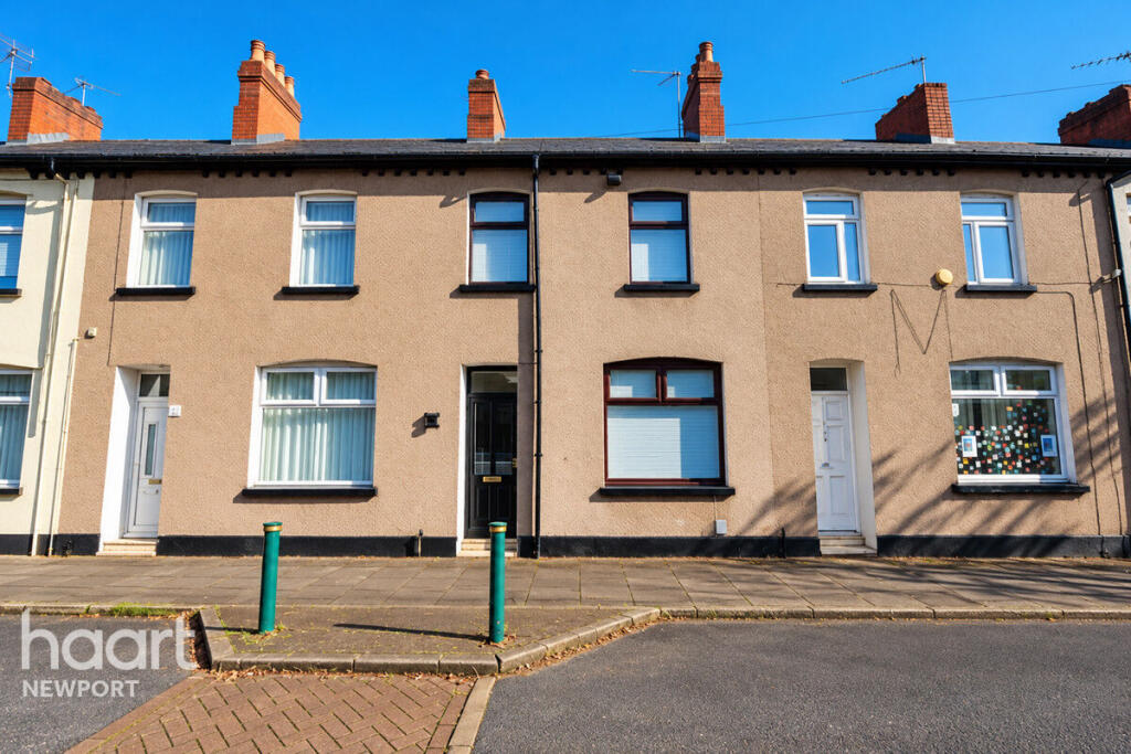 3-bed terraced on Gordon Street, Newport, £170,000