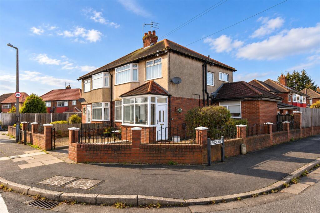 3-bed semi-detached on Cortsway West, Greasby, Wirral, £290,000