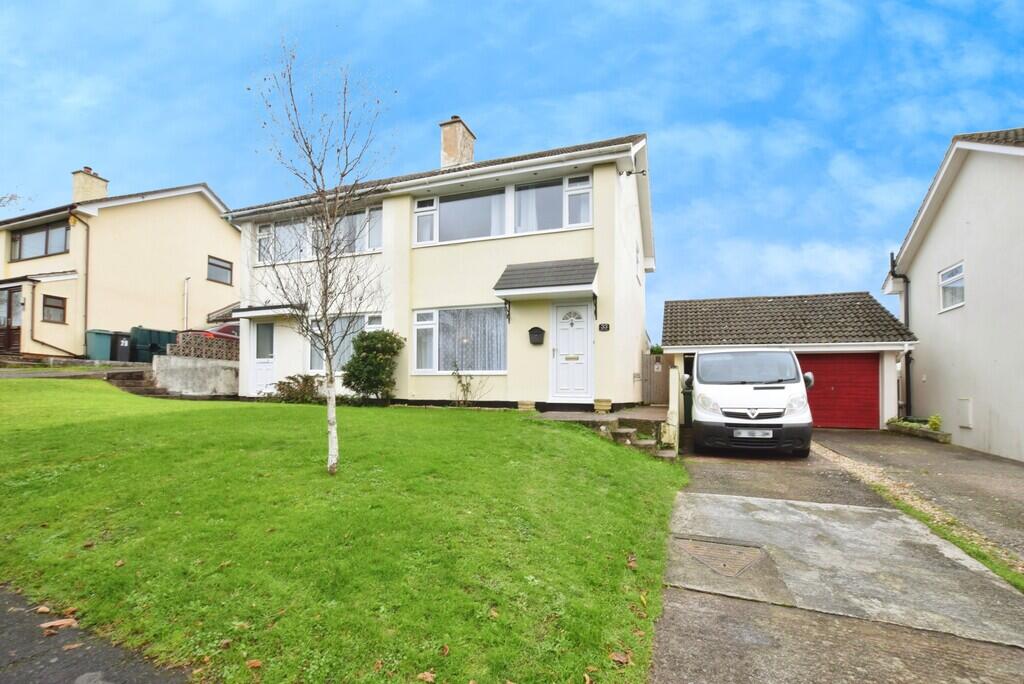3-bed semi-detached on School Lane, Tedburn St Mary, £290,000