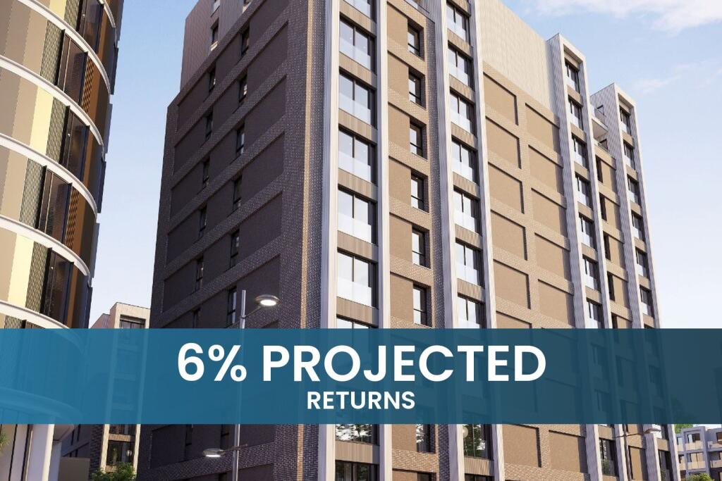 1-bed flat on 6% Projected Returns | Parliament Square, Liverpool Baltic Triangle – Spacious 1 Bed, Long-Term Growth, £200,000
