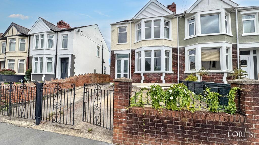 3-bed semi-detached on Everswell Road, Cardiff, CF5, £310,000