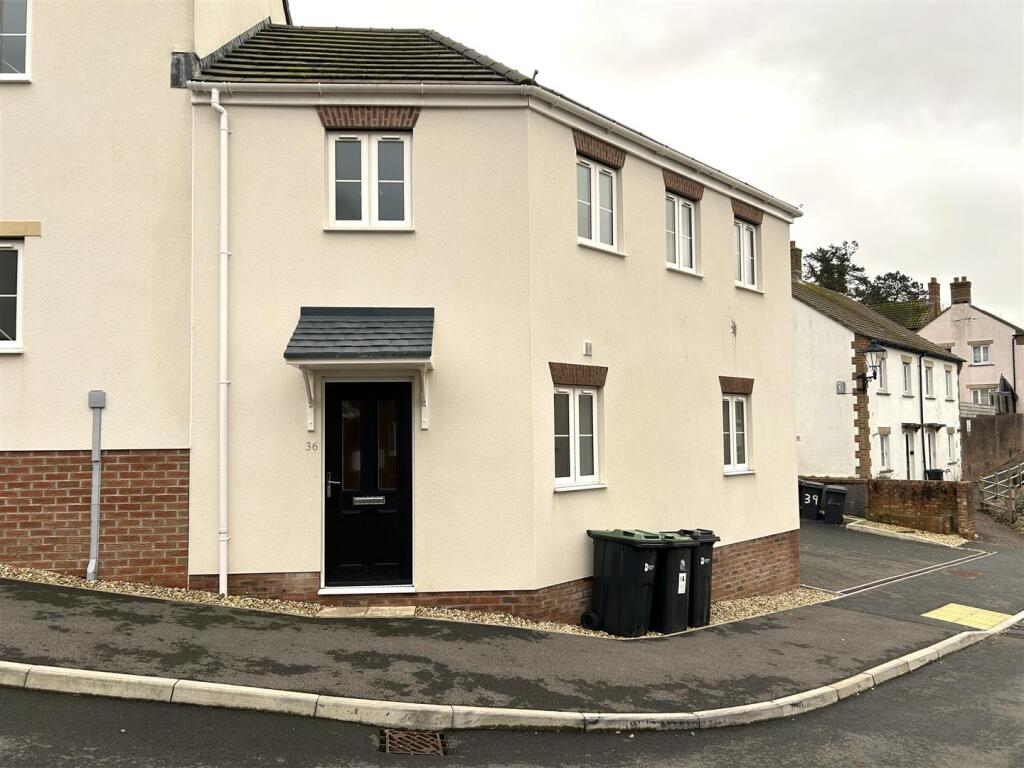 2-bed terraced on Applebee Way, Lyme Regis, £225,000