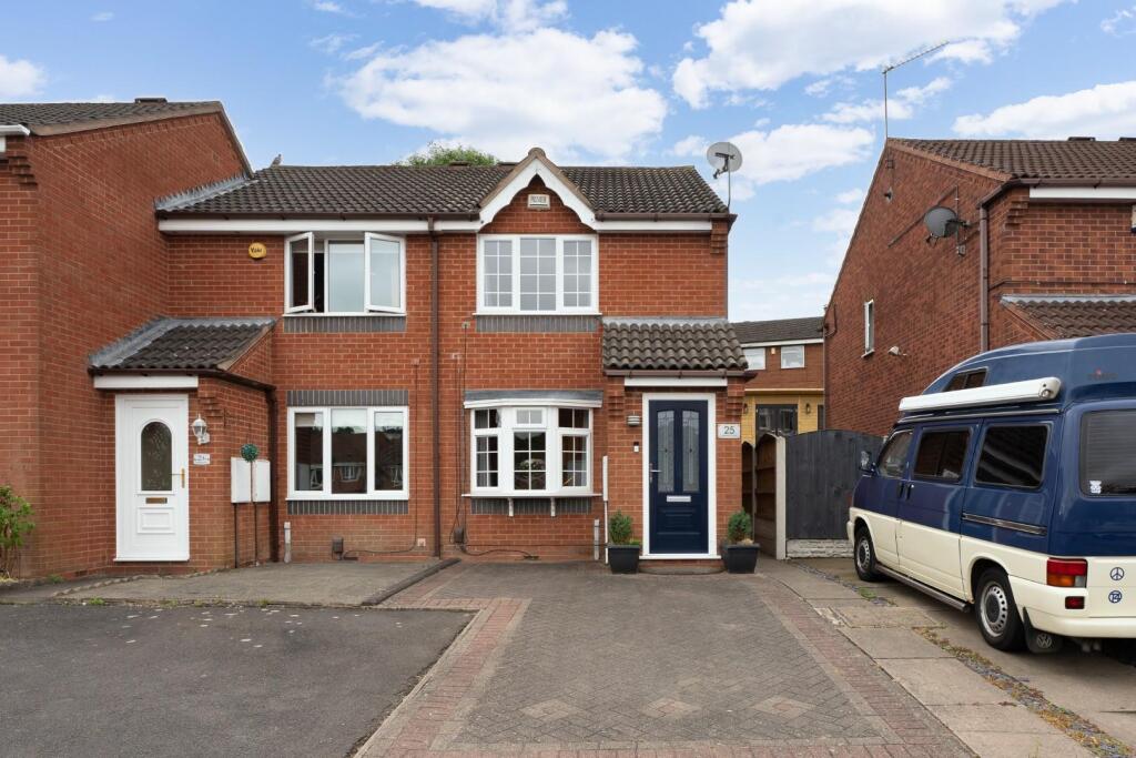 2-bed semi-detached on Denbigh Close, Dudley, £205,000