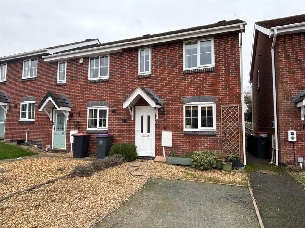 2-bed terraced on Snowdrop Meadow, Ketley, Telford, Shropshire, TF1, £185,000