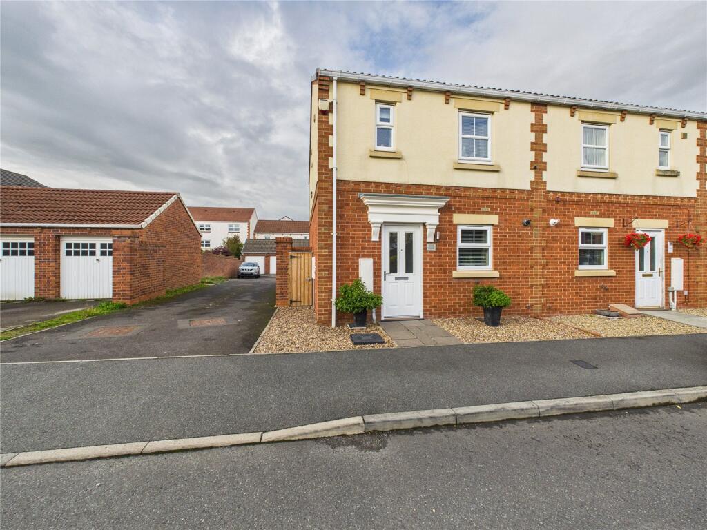 3-bed terraced on Lavender Crescent, Spennymoor, Co Durham, DL16, £140,000