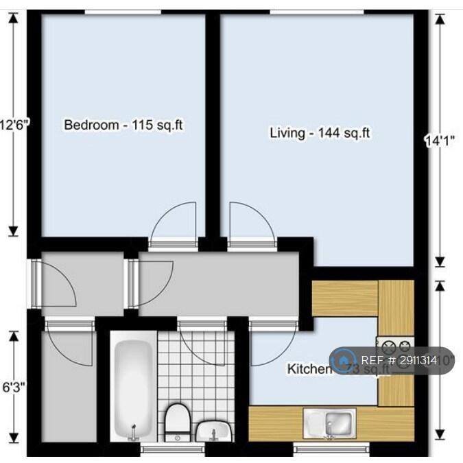 1 bedroom flat for rent