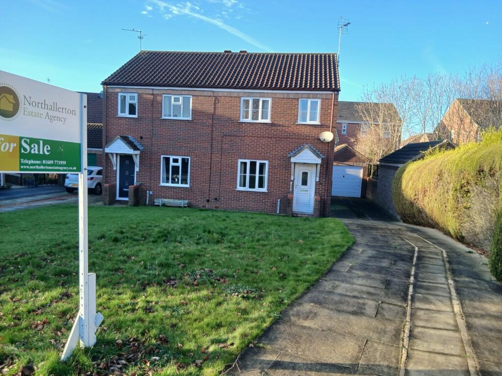 2-bed semi-detached on 28 Bishopsgarth, Springwell Lane, Northallerton, North Yorkshire DL7 8QU, £140,000