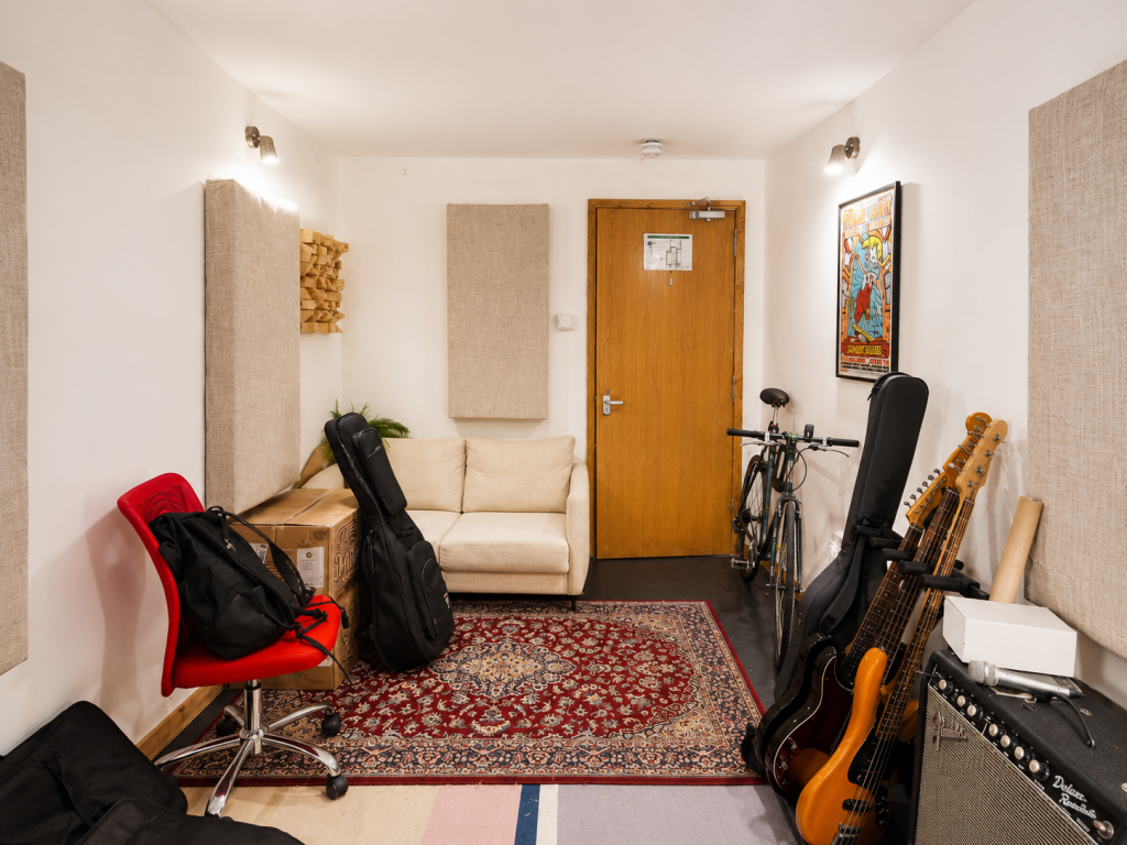 Soundproofed Room