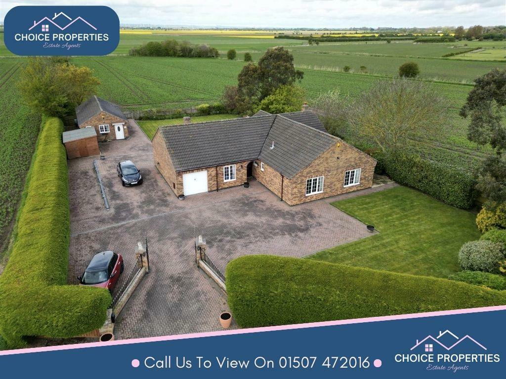 4-bed bungalow on Wine Hill Lane, Saltfleet, Louth, £650,000