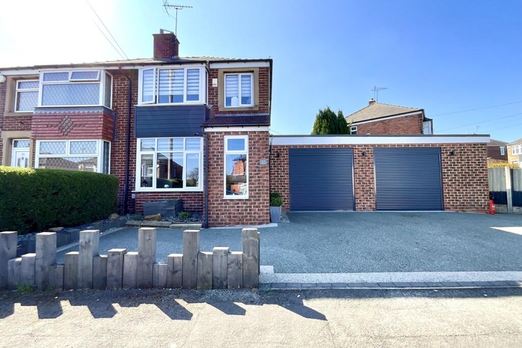 3-bed semi-detached on Coalbrook Road, Woodhouse Mill, Sheffield, S13 9XU, £260,000