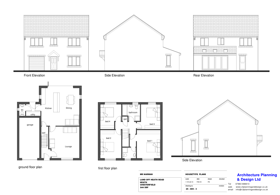Main image of property: Land Adjacent the West Side of 1, Heath Road, Heath, Derbyshire S44 5RP