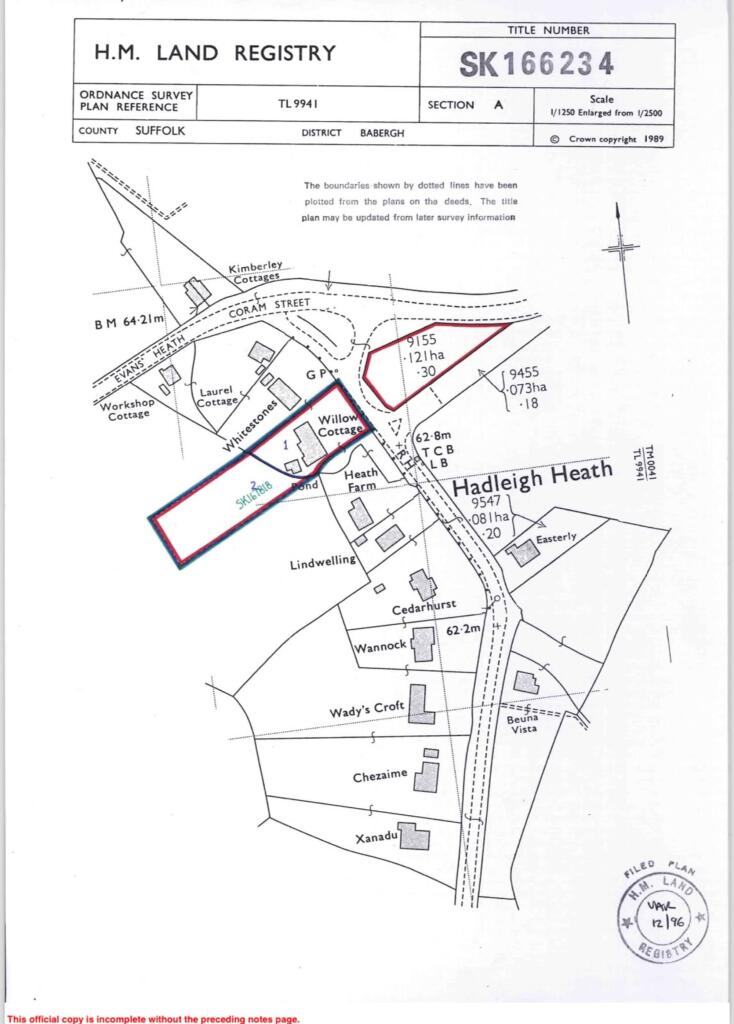 Main image of property: Title Filed At The Registry, And Being Land On The South Side Of A1071, IP7