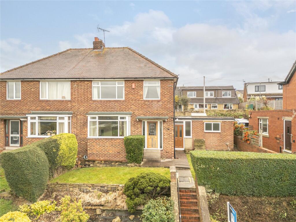 3-bed semi-detached on Combs Road, Thornhill, Dewsbury, WF12, £195,000