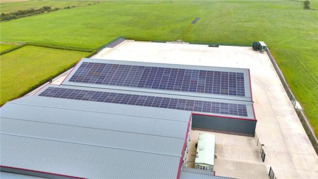 Warehouses Aerial