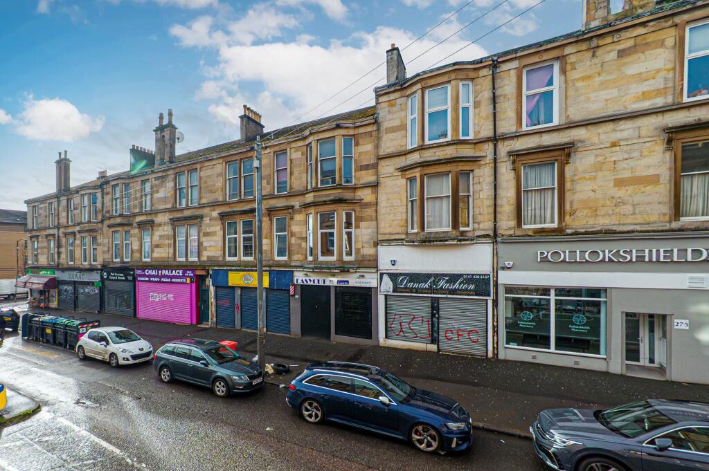 3-bed flat on Maxwell Road, Pollokshields, Glasgow, £245,000