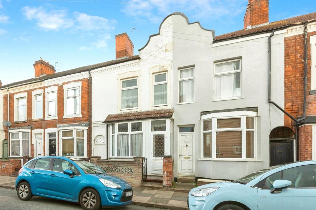 2-bed terraced on Hawkesbury Road, Leicester, Leicestershire, LE2, £150,000
