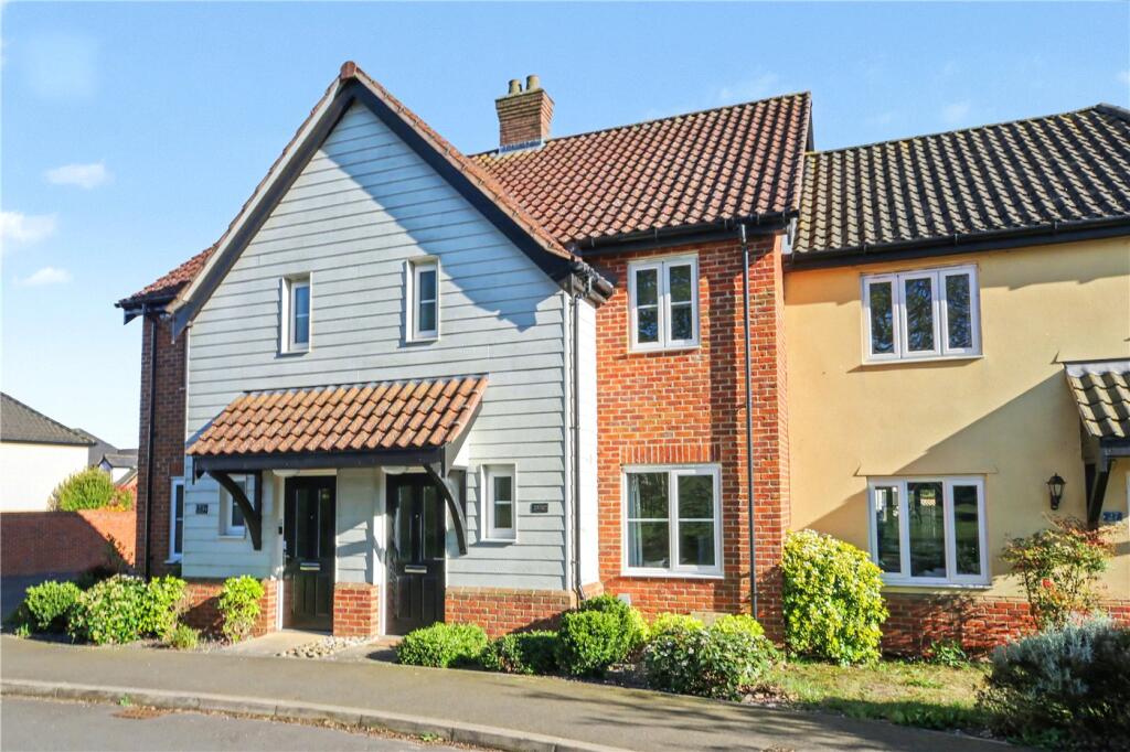2-bed terraced on Potters Way, Poringland, Norwich, Norfolk, NR14, £240,000